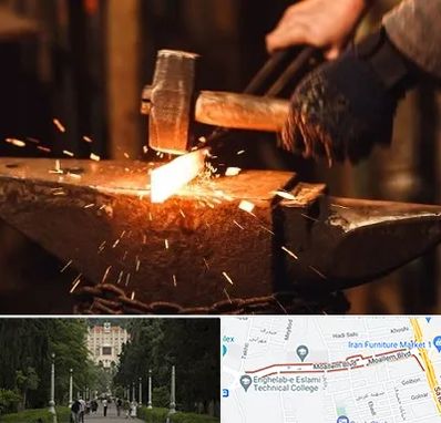 آهنگری در بلوار معلم رشت 