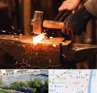 آهنگری در گلستان اهواز