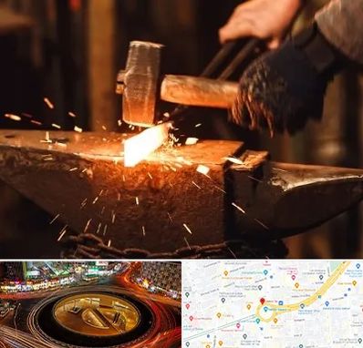 آهنگری در میدان ولیعصر 