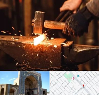 آهنگری در مصلی مشهد