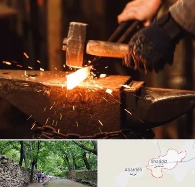 آهنگری در شاندیز مشهد