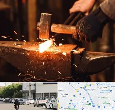 آهنگری در قدوسی شرقی شیراز