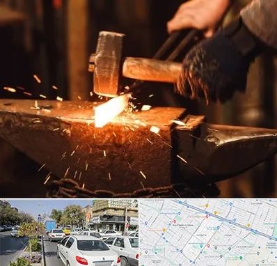 آهنگری در مفتح مشهد