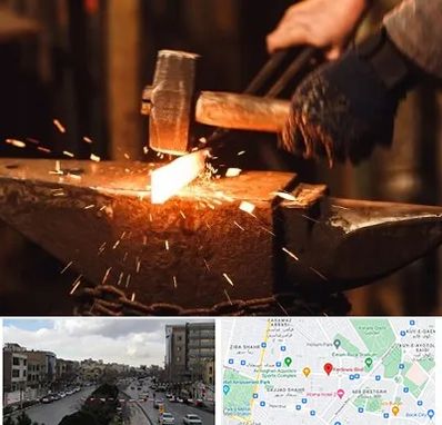 آهنگری در بلوار فردوسی مشهد 