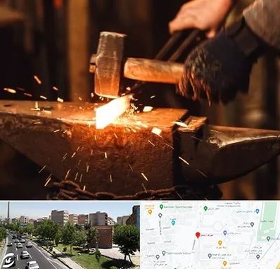 آهنگری در شهرک آزمایش 