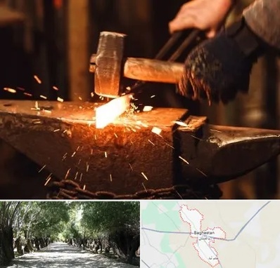 آهنگری در باغستان
