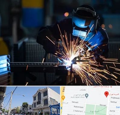 جوشکاری در افسریه 