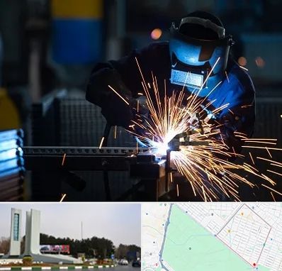 جوشکاری در بلوار فلسیطین مشهد