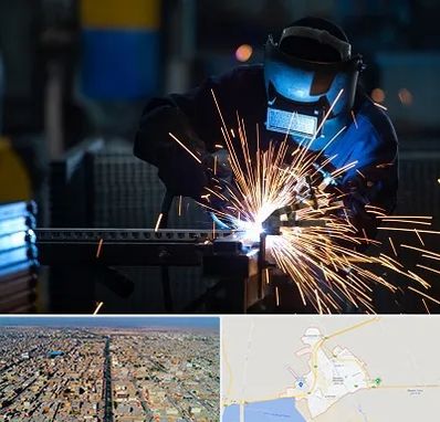 جوشکاری در بندر ماهشهر
