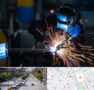 جوشکاری در خیابان زند شیراز