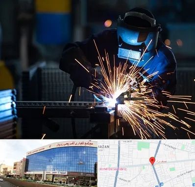 جوشکاری در نصف راه تبریز