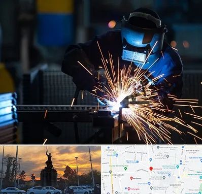 جوشکاری در میدان حر