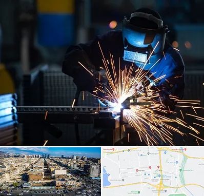 جوشکاری در شهرک راه آهن 
