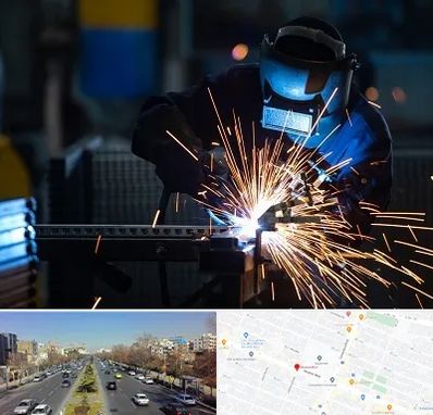 جوشکاری در بلوار معلم مشهد 