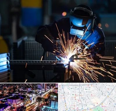 جوشکاری در منظریه رشت