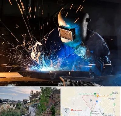 جوشکار سیار در باغستان کرج