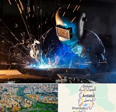 جوشکار سیار در اردبیل