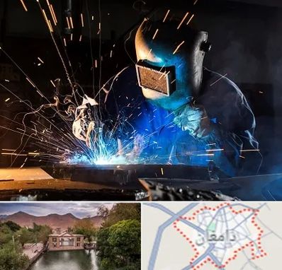 جوشکار سیار در دامغان