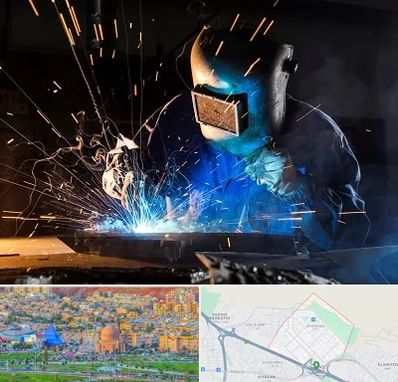 جوشکار سیار در رشدیه تبریز