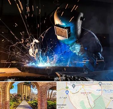 جوشکار سیار در شهر ری