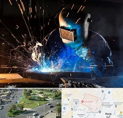 جوشکار سیار در شاهین ویلا کرج