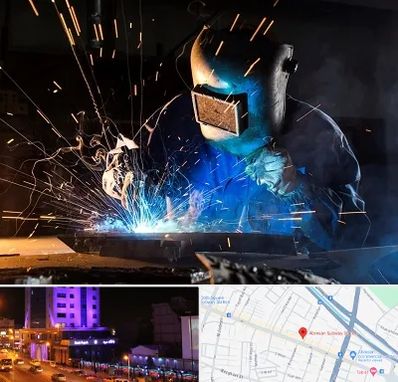 جوشکار سیار در آبرسان تبریز