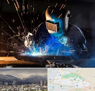 جوشکار سیار در منطقه 4 تهران 
