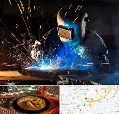 جوشکار سیار در میدان ولیعصر 