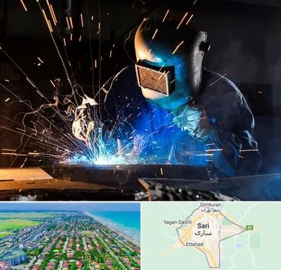 جوشکار سیار در ساری
