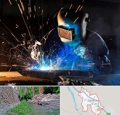 جوشکار سیار در سراوان