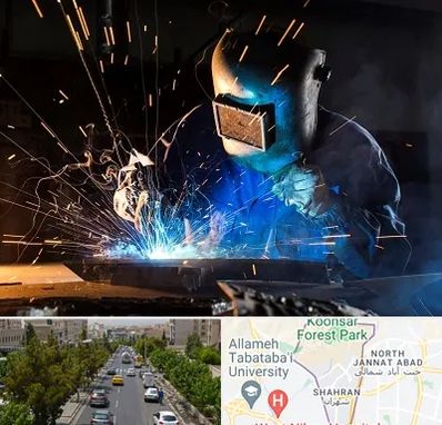 جوشکار سیار در شهران 