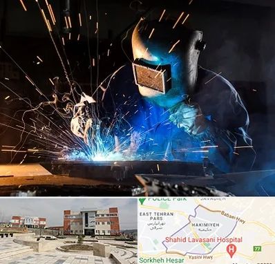 جوشکار سیار در حکیمیه 