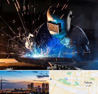 جوشکار سیار در غرب تهران 