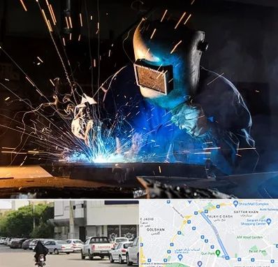 جوشکار سیار در قدوسی شرقی شیراز