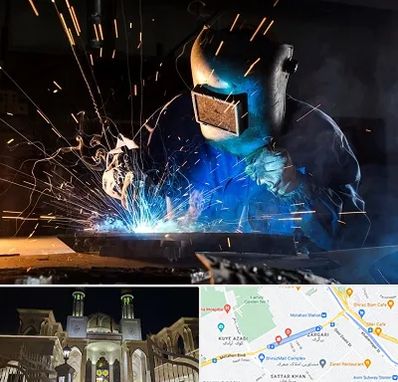 جوشکار سیار در زرگری شیراز