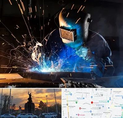 جوشکار سیار در میدان حر 