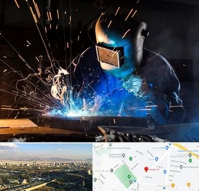 جوشکار سیار در هنگام 