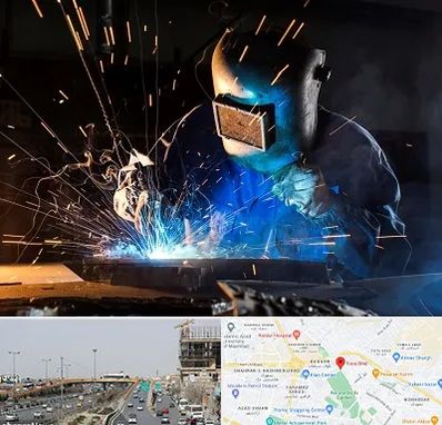 جوشکار سیار در بلوار توس مشهد 