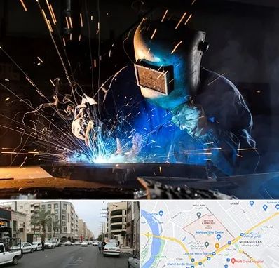 جوشکار سیار در زیتون کارمندی اهواز