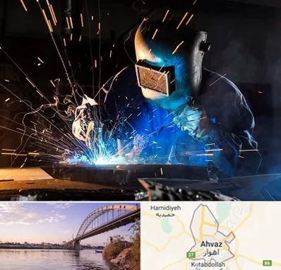 جوشکار سیار در اهواز