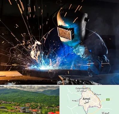 جوشکار سیار در آمل