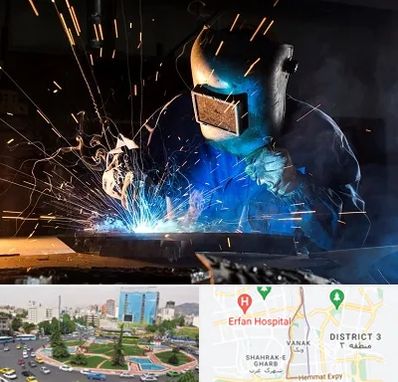 جوشکار سیار در ونک 