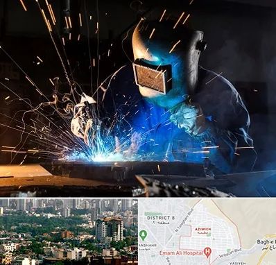 جوشکار سیار در عظیمیه کرج 