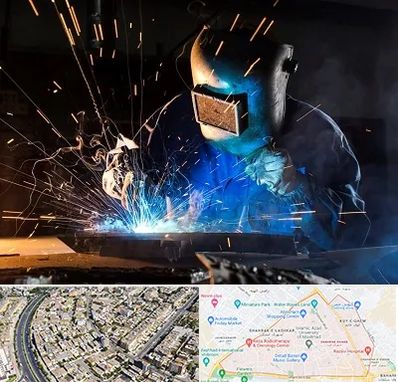 جوشکار سیار در شهرک غرب مشهد