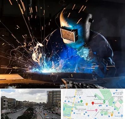 جوشکار سیار در بلوار فردوسی مشهد 