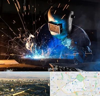 جوشکار سیار در منطقه 19 تهران 