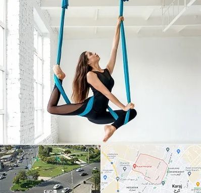 آریال یوگا در شاهین ویلا کرج