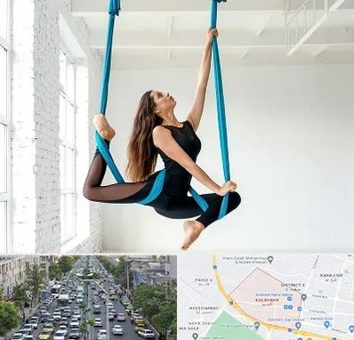 آریال یوگا در گلشهر کرج