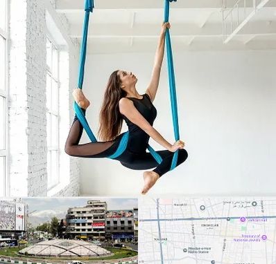 آریال یوگا در مرکز تهران