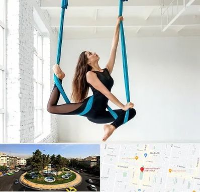 آریال یوگا در هفت حوض 